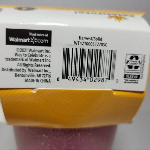 Way to Celebrate Harvest Fall Color Changing Tumbler Cups Reusable 4-Pack: NEW! - Picture 12 of 12